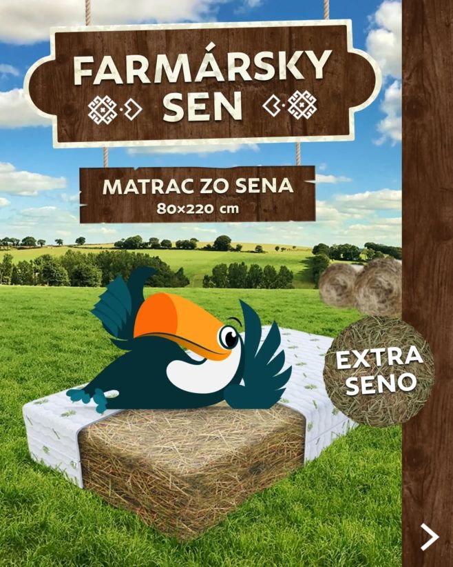 Limitovaná edícia! Matrac Farmársky Sen Obojstranný Mäkká lúka pre sladké snívanie alebo Gazdovská pevná pre tých, čo chcú...